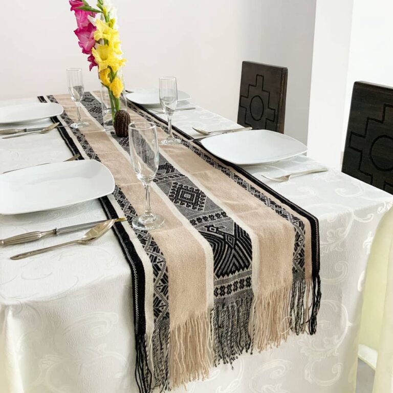 Peruvian Baby Alpaca Table Runner