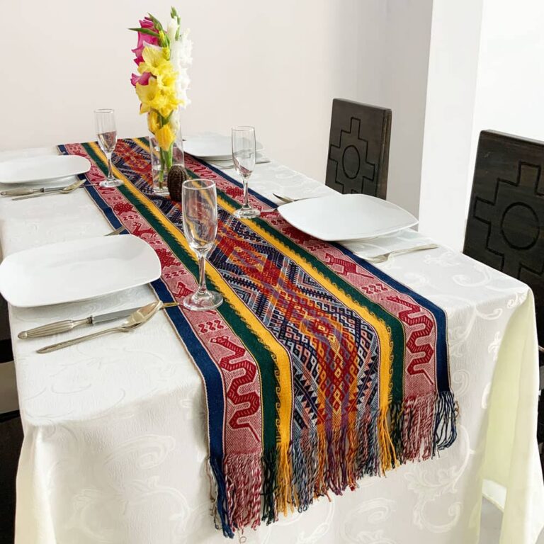Peruvian Baby Alpaca Table Runner