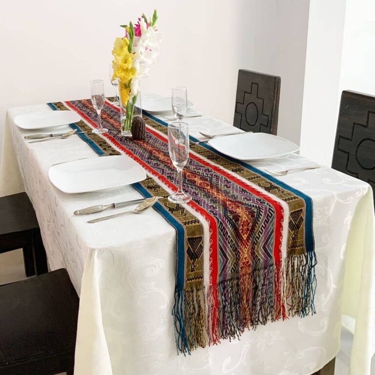Peruvian Baby Alpaca Table Runner