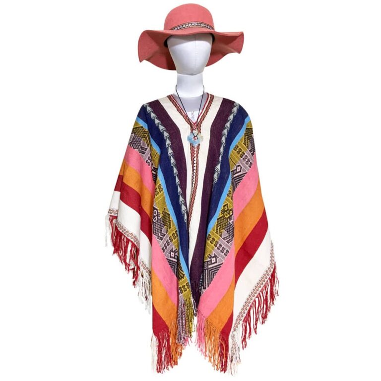 Handknitted Baby Alpaca Poncho ( Unique Collection)
