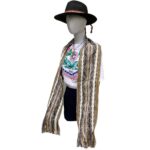 Peruvian-Shamanic-Sacred-In-Baby-Alpaca-Scarf-Handmade-Andean