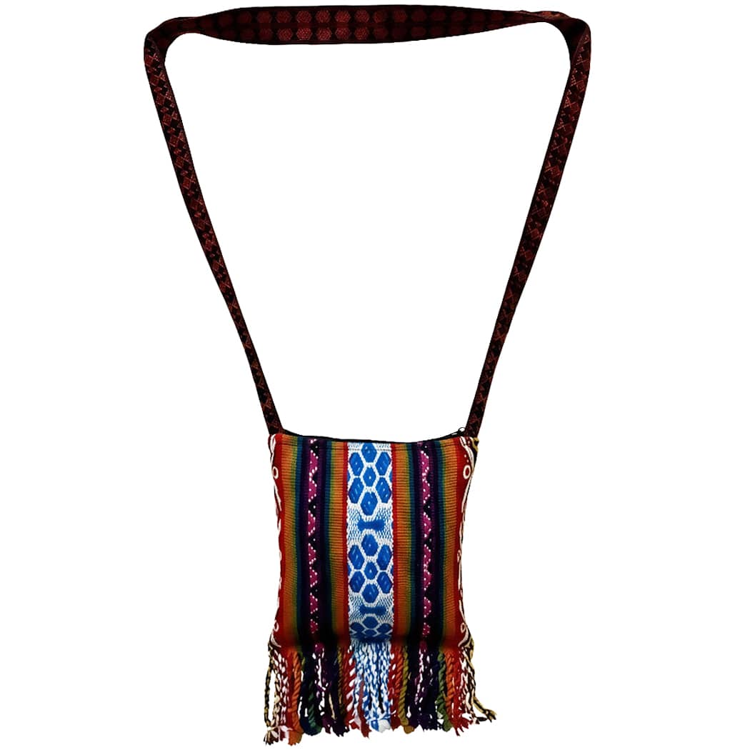 peruvian andean baby alpaca chuspa handmade sacred piece