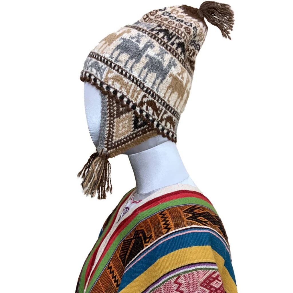 Handknitted Andean hat