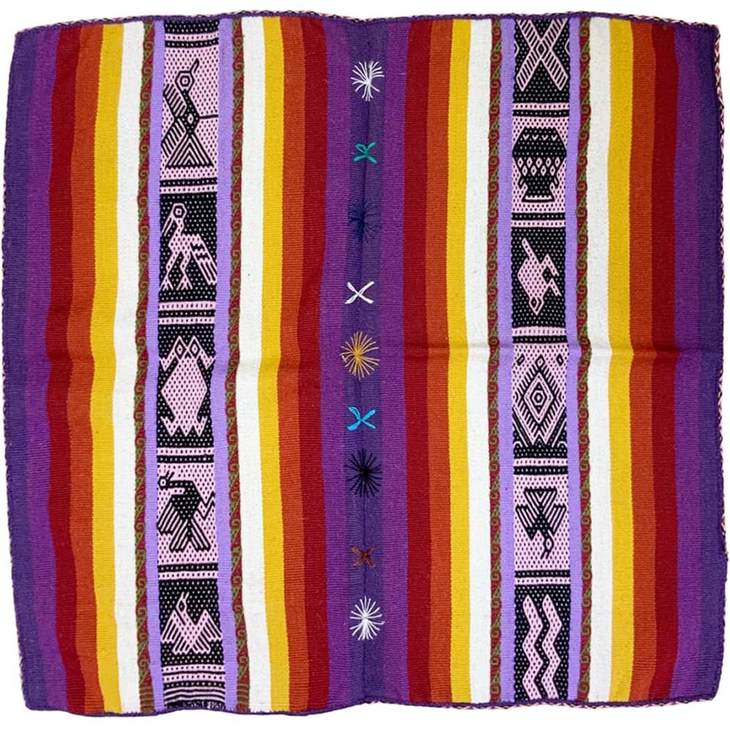 peruvian shamanic mestana mesa cloth handmade in baby alpaca