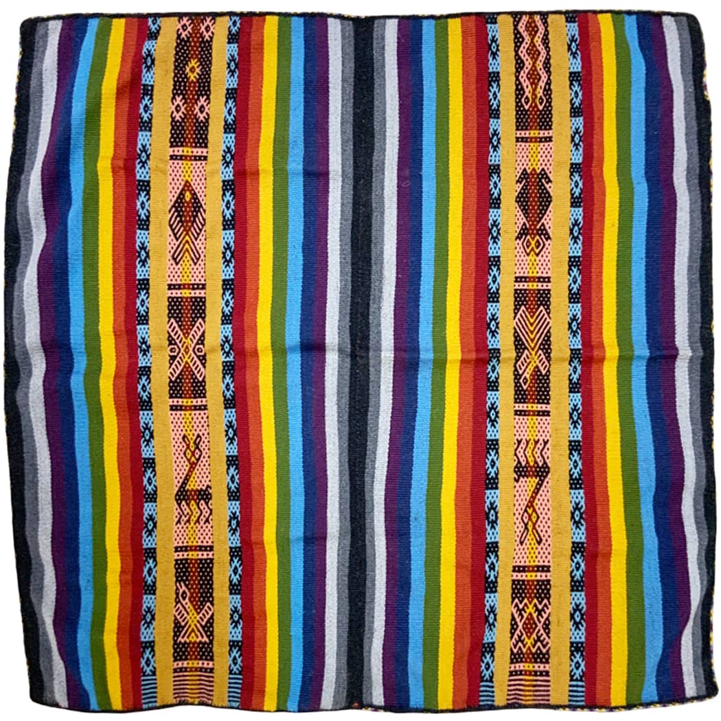 peruvian mestana mesa cloth shamanic piece in baby alpaca wool