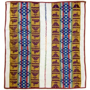 peruvian mestana cloth shamanic piece in baby alpaca wool