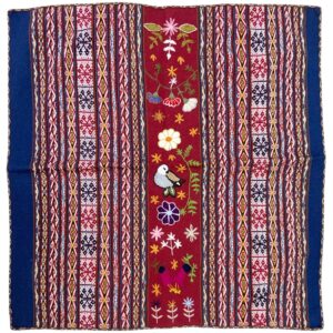 peruvian shamanic mestana mesa cloth chakana in alpaca