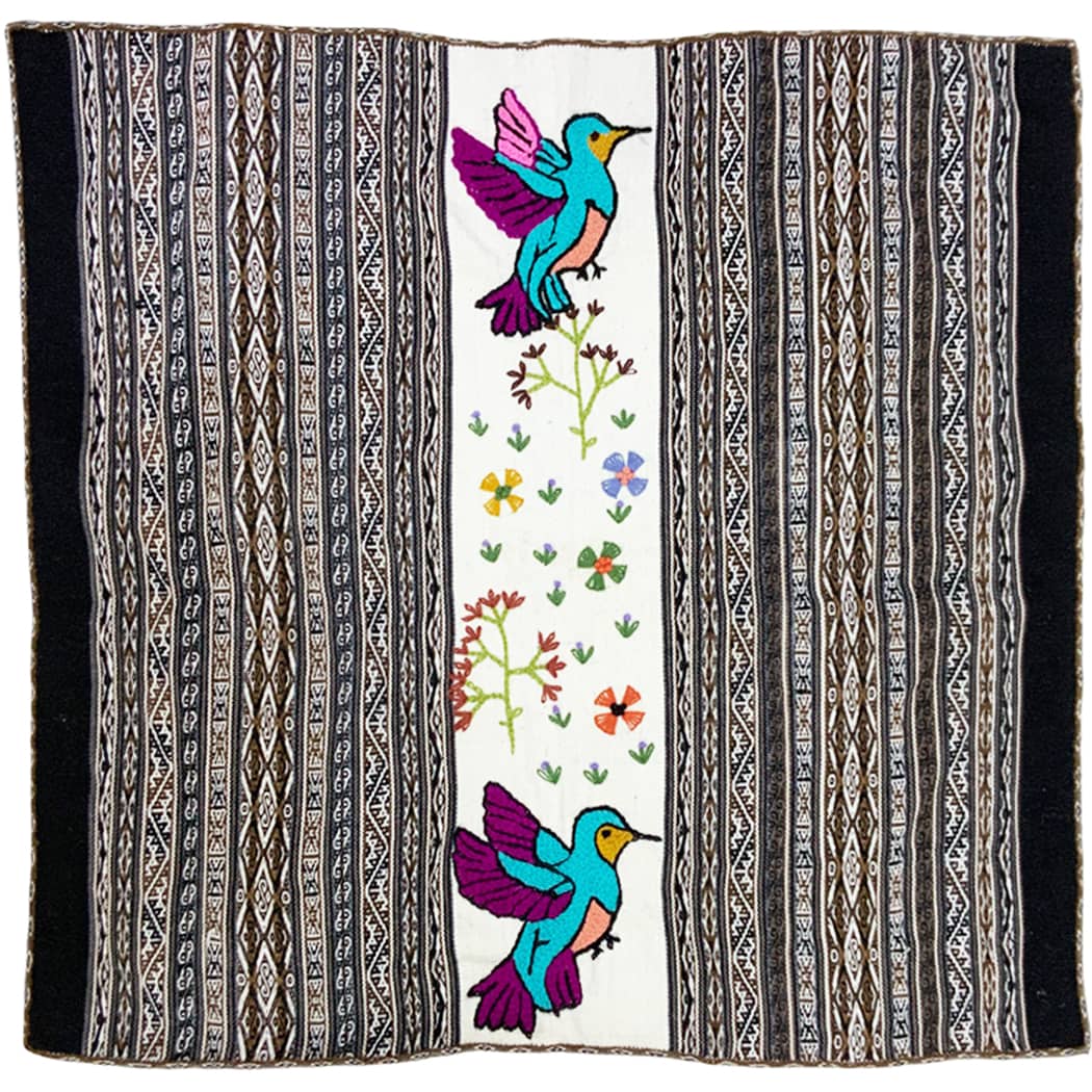 peruvian mestana mesa cloth shamanic sacred piece handmade in baby alpaca wool