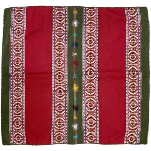 peruvian sacred blanket handmade in alpaca