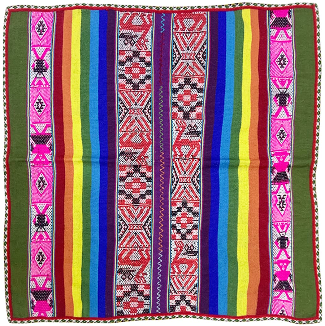 peruvian shamanic alpacamesa cloth handmade