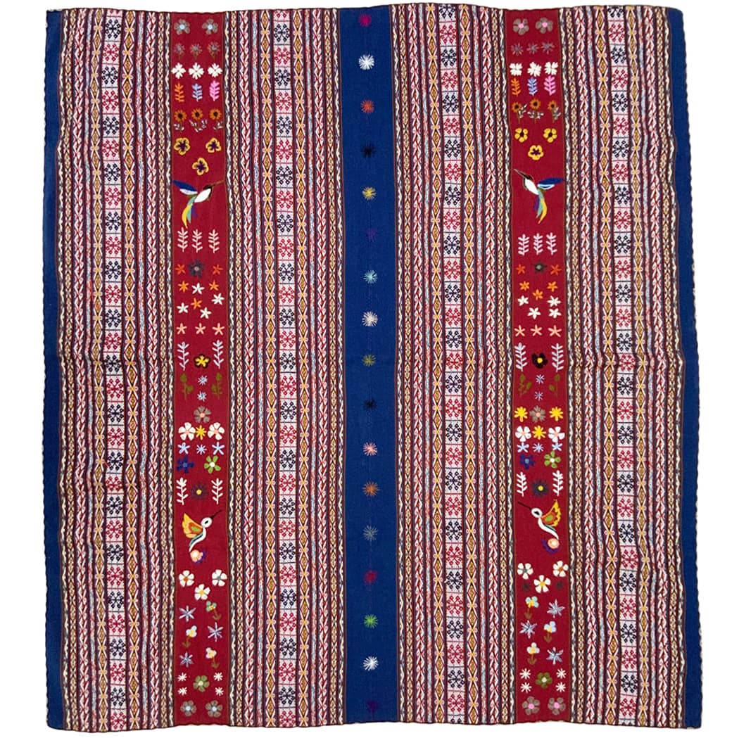 peruvian lliclla shamanic piece handmade in baby alpaca wool