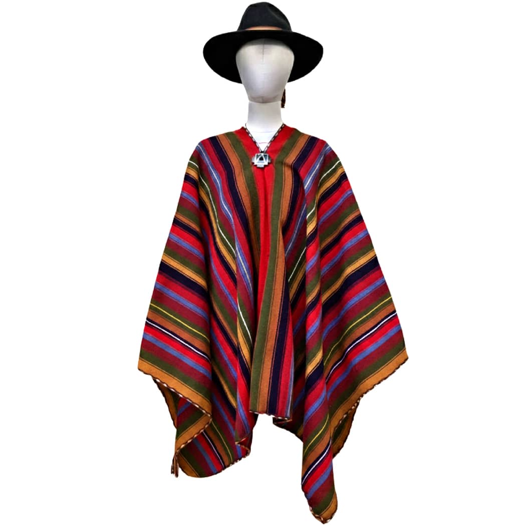 Traditional handmade Peruvian poncho