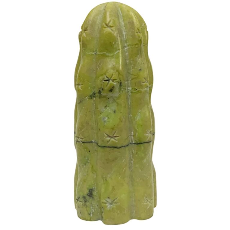San Pedro Plant Carved Serpentine