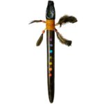 Peruvian-Shamanic-Pipe-Snake-Sacred-Piece-Handcarved-In-Bone-Of-Alpaca-Polished