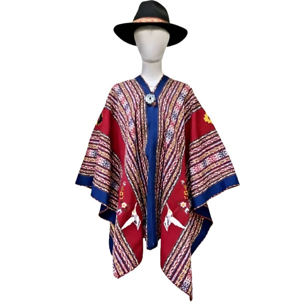 Handknitted Poncho Chinchero (Unique Collection)