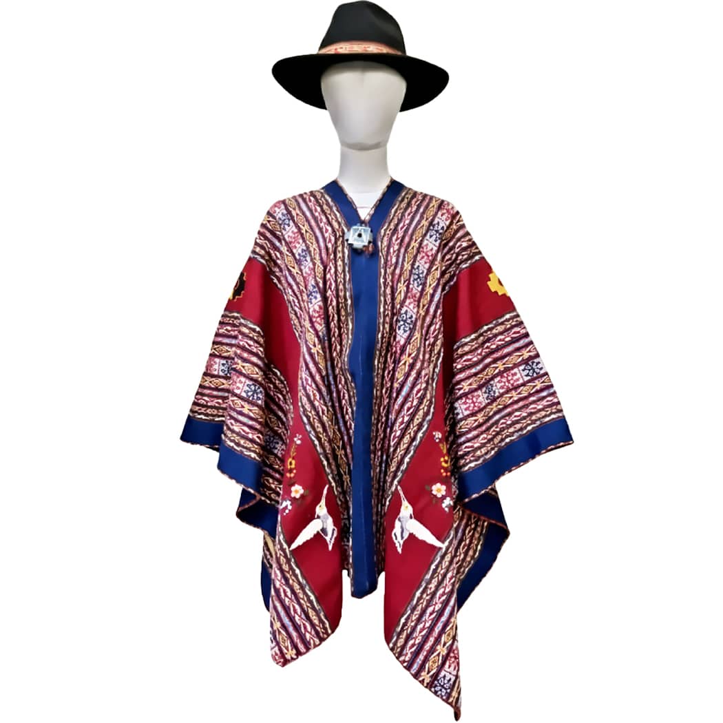 Handknitted Poncho Chinchero (Unique Collection)
