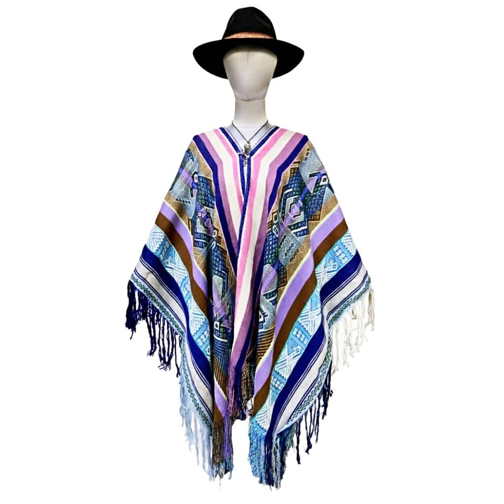 Handknitted Poncho Chinchero (Unique Collection)
