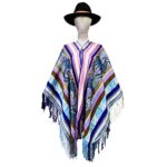 andean baby alpaca poncho handwoven
